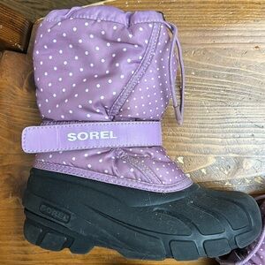 Sorel flurry weather girls boots size USA 1